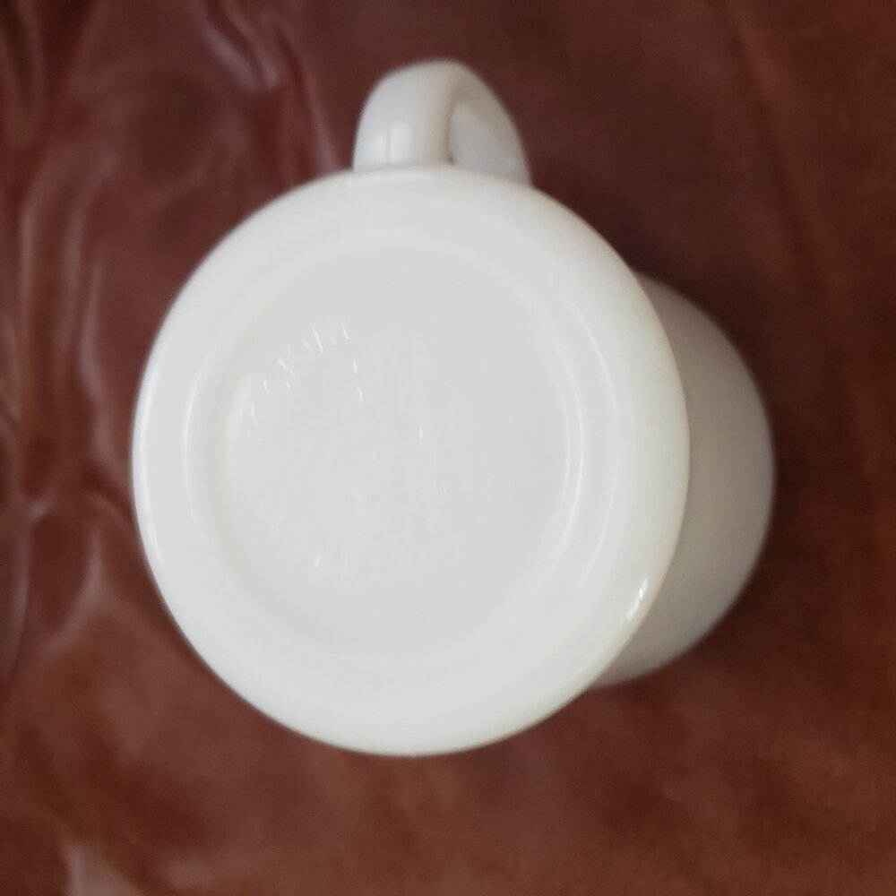 Vintage FIRE KING Oven Ware MUG CUP with D Handle; Flat Bottom - Picture 4 of 5